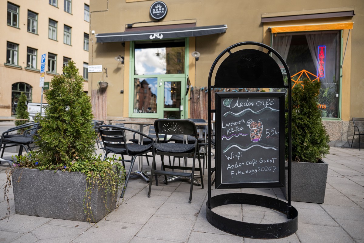 The Andon Café in Stockholm is entirely run by an AI chatbot.