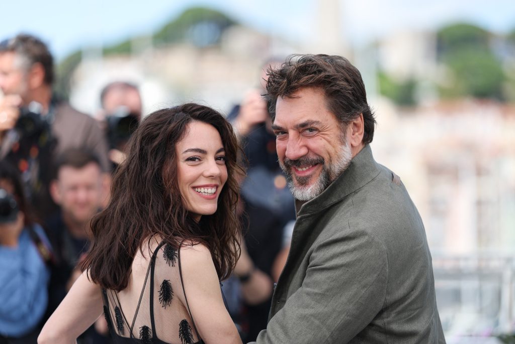 Victoria Luengo and Javier Bardem AFP