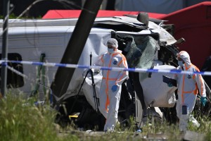 Four dead after train hits school bus in Belgium