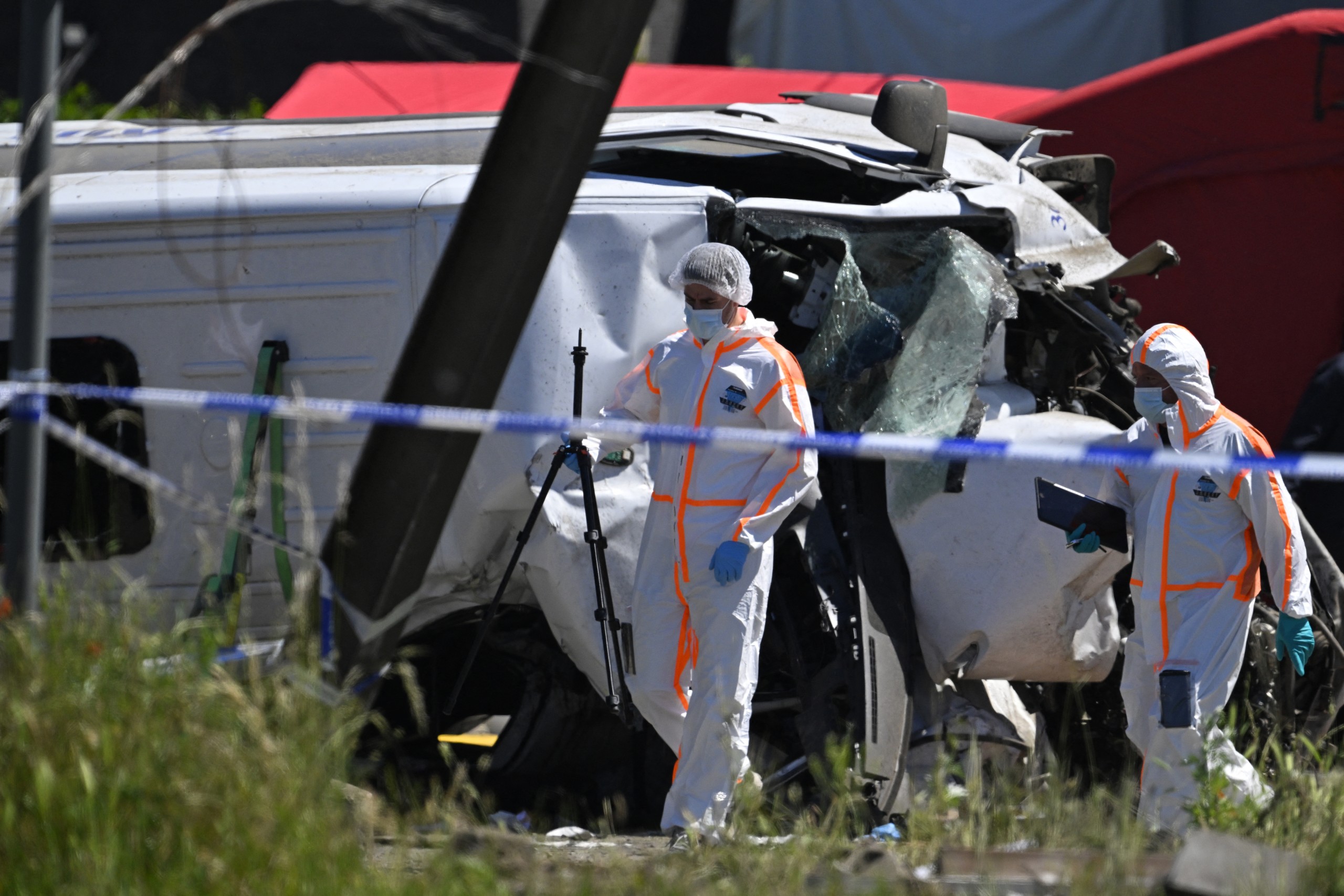 Four dead after train hits school bus in Belgium