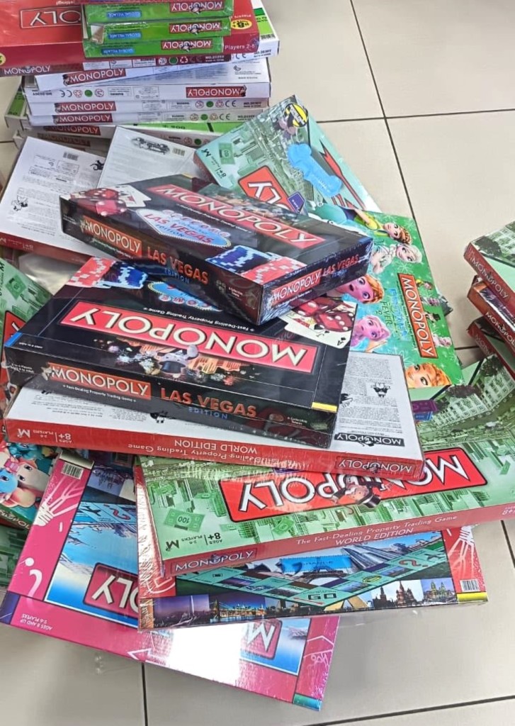 Counterfeit toys seized in Gauteng.