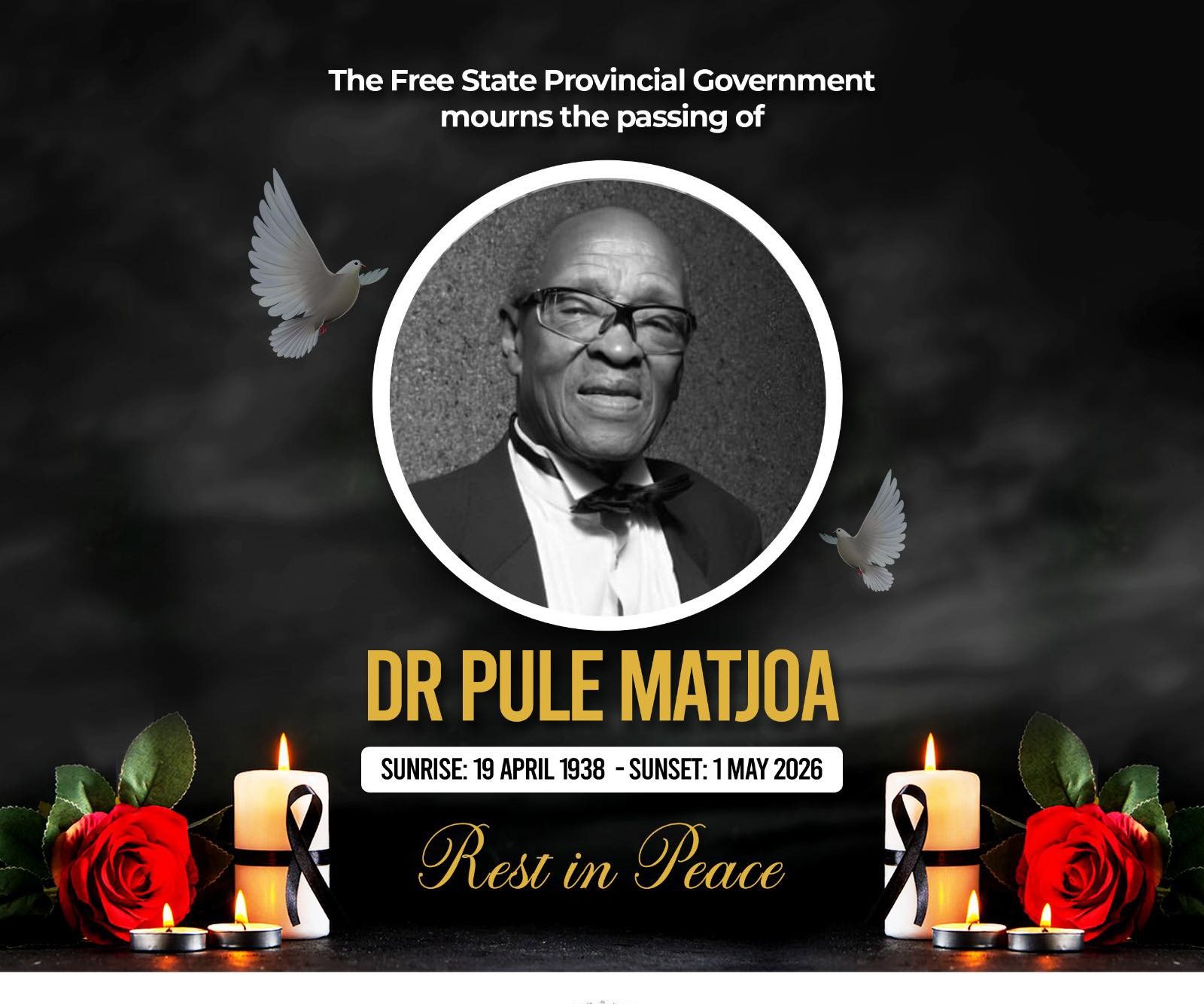 Matjoa the last surviving member of Nelson Mandela's 12 Disciples, a group of Anti-apartheid activists from Bloemfontein to be laid to rest.