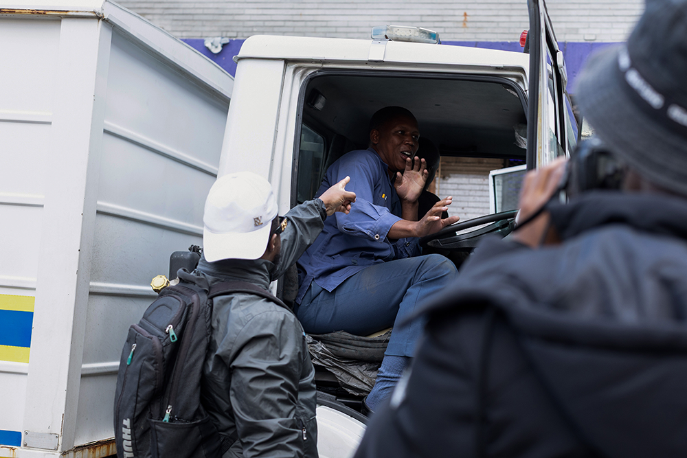 Xenophobic protests across South Africa.