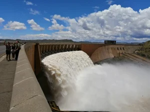 Free State dams overflow after heavy rainfall