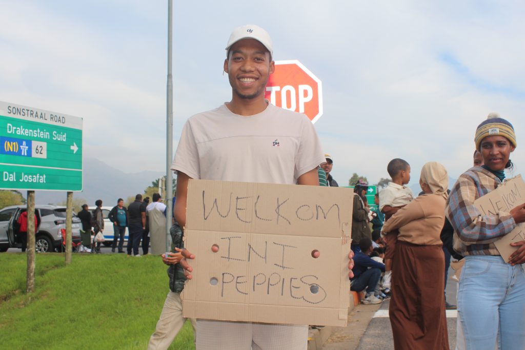 Jason vanporppal welcoming Paarl