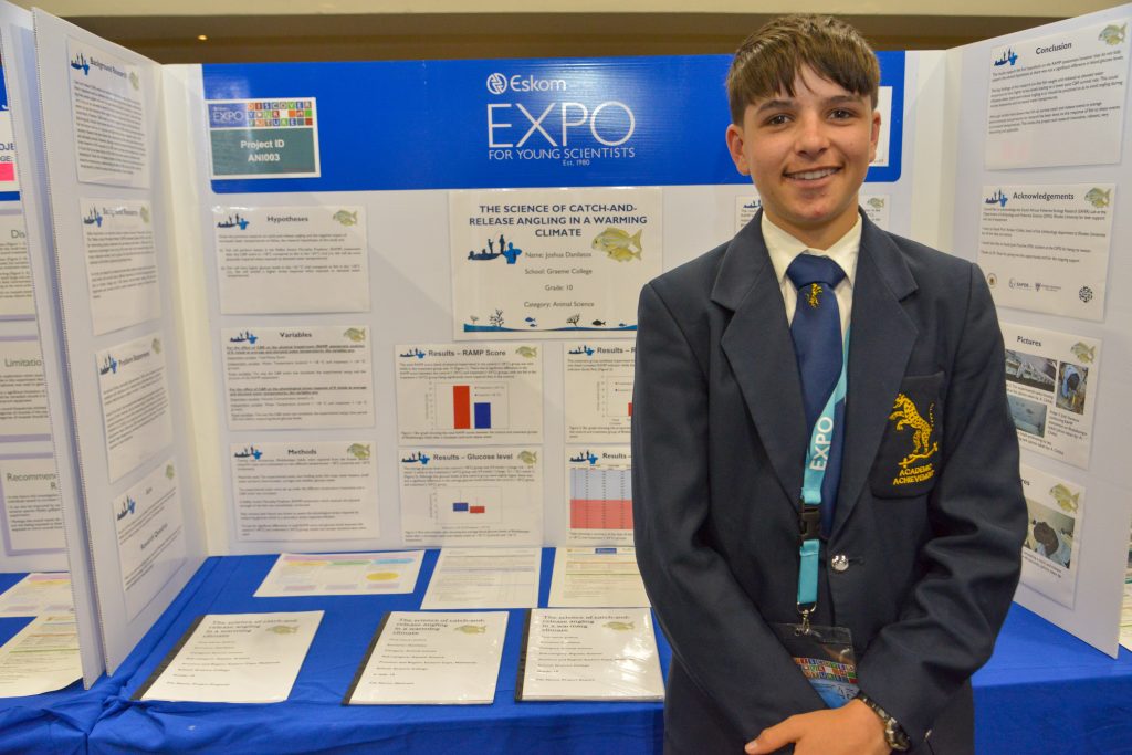 Joshua Danilatos is one of three South African learners to take part in a science fair in Turkey
