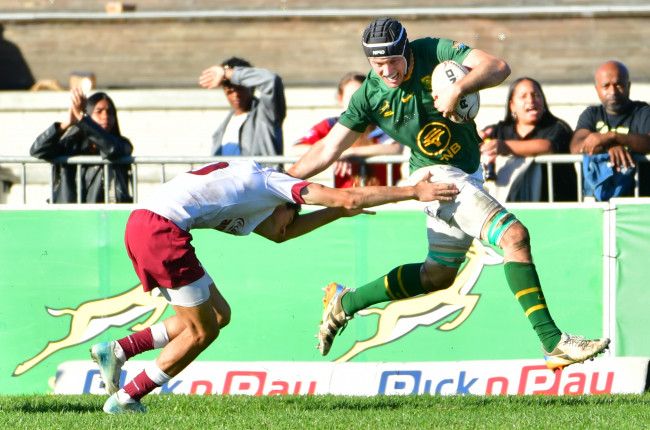 Gert Kemp of Junior Springboks. (Photo by Grant Pitcher/Gallo Images)