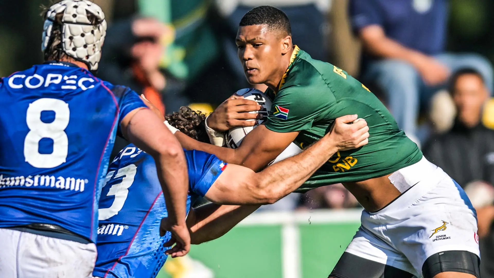 Lindsey Jansen scored a hat trick for the Baby Boks.