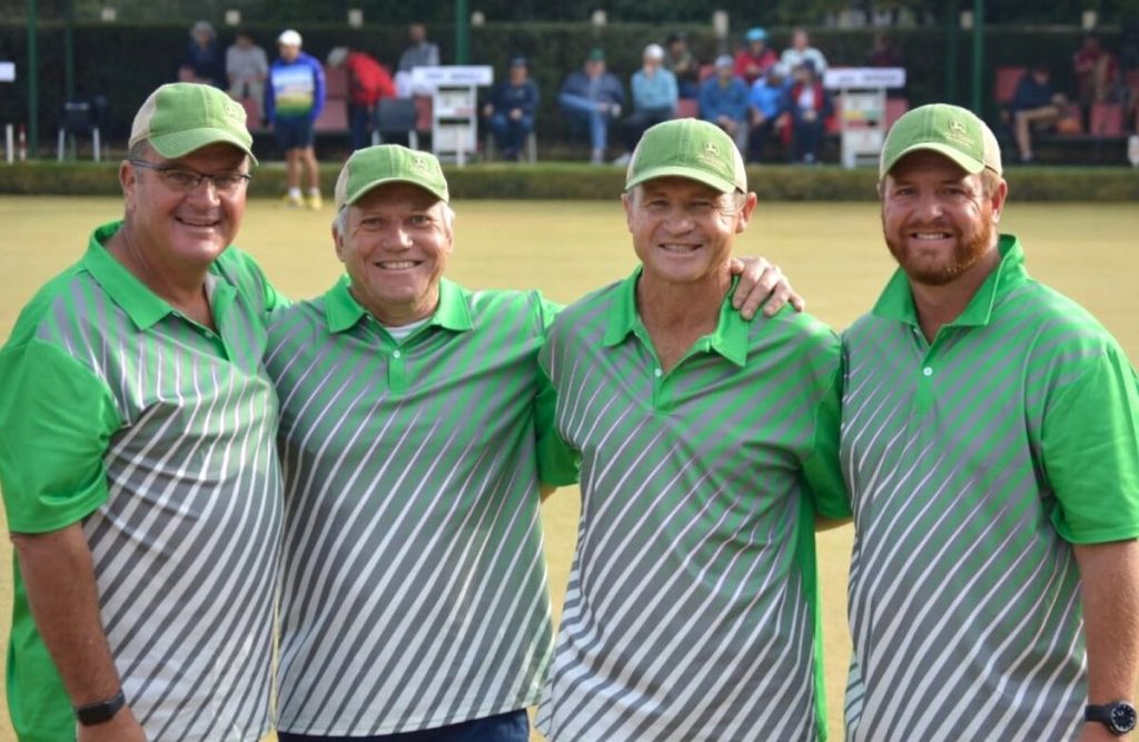 The Northern Cape side are from the left Marco Geël, JP Marais, Quintin Kock and Franscois van der Walt. 