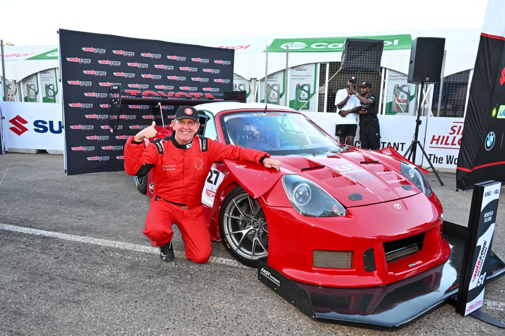 Pieter Zeelie with his  Toyota MR2 Super GT