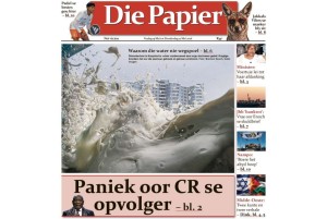 Die nuwe uitgawe van Die Papier is hier: Als oor CR se Phala Phala-drama tot ernstige stormskade