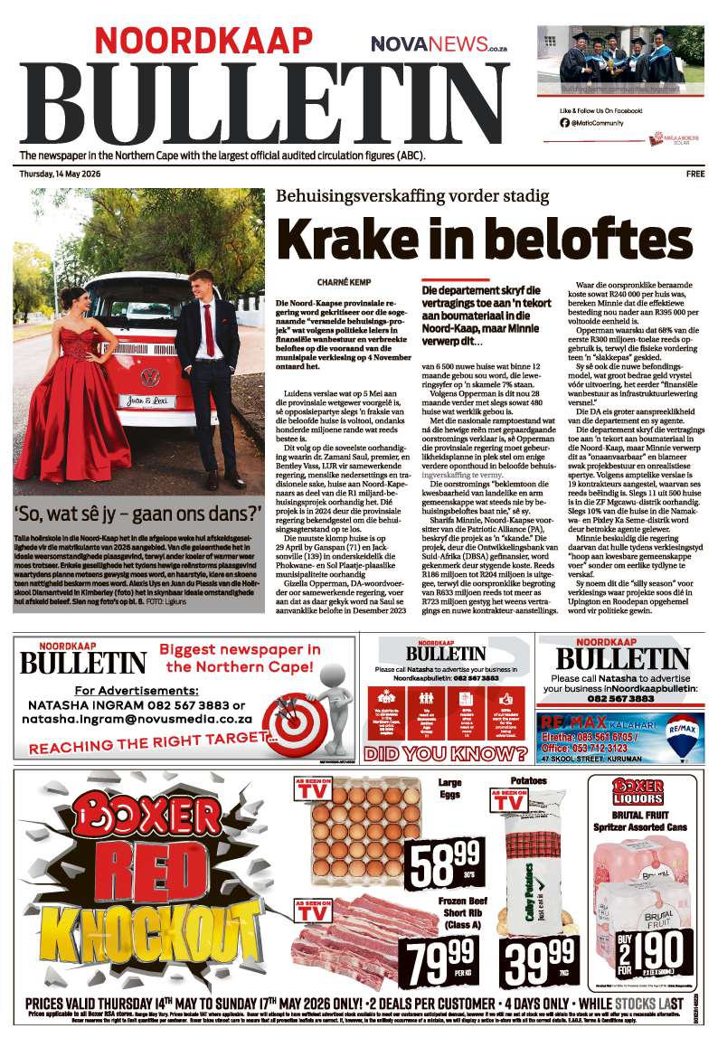 NoordkaapBulletin 14 Mei 2026
