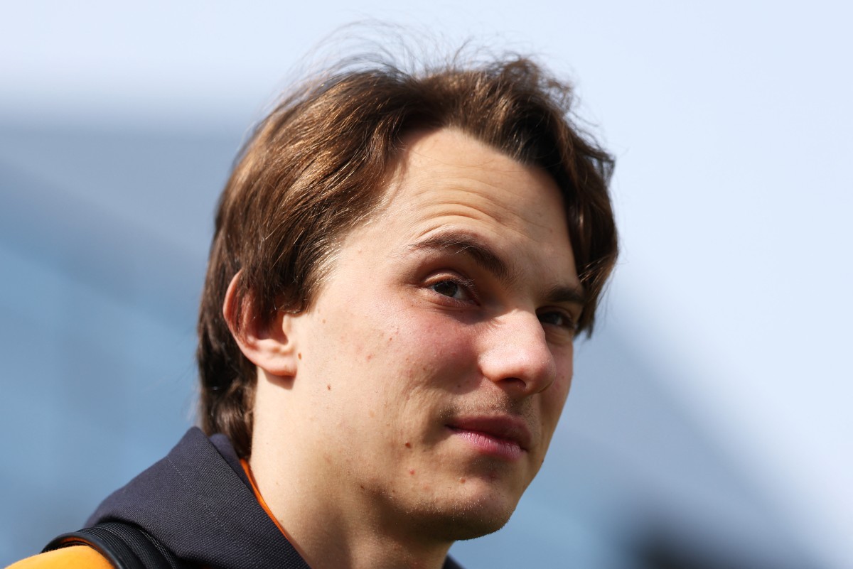 Oscar Piastri of Australia and McLaren arrives in the Paddock prior to the Sprint ahead of the F1 Grand Prix of Canada