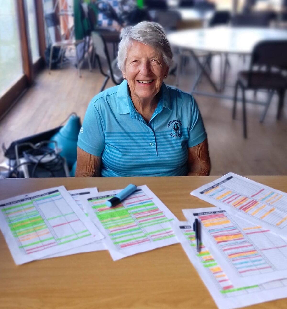Pixie Phillips, a beloved Jeffreys Bay Golf Club member, still hits the course occasionally at 99 — defying Gary Player's famous 8-to-80 claim.