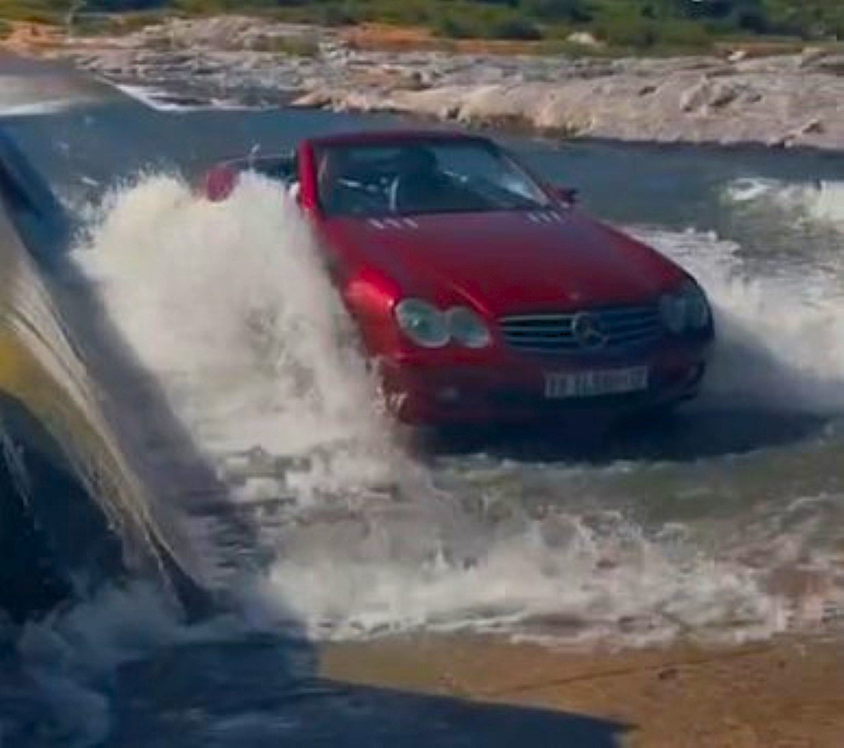 A screen-shot from the video on social media.