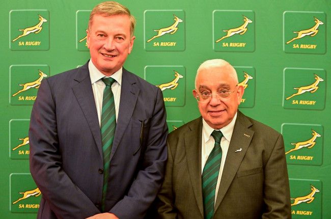 Rian Oberholzer SA Rugby CEO and Mark Alexander SA Rugby President. PHOTO: Gallo Images
