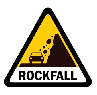Rockfall chevron