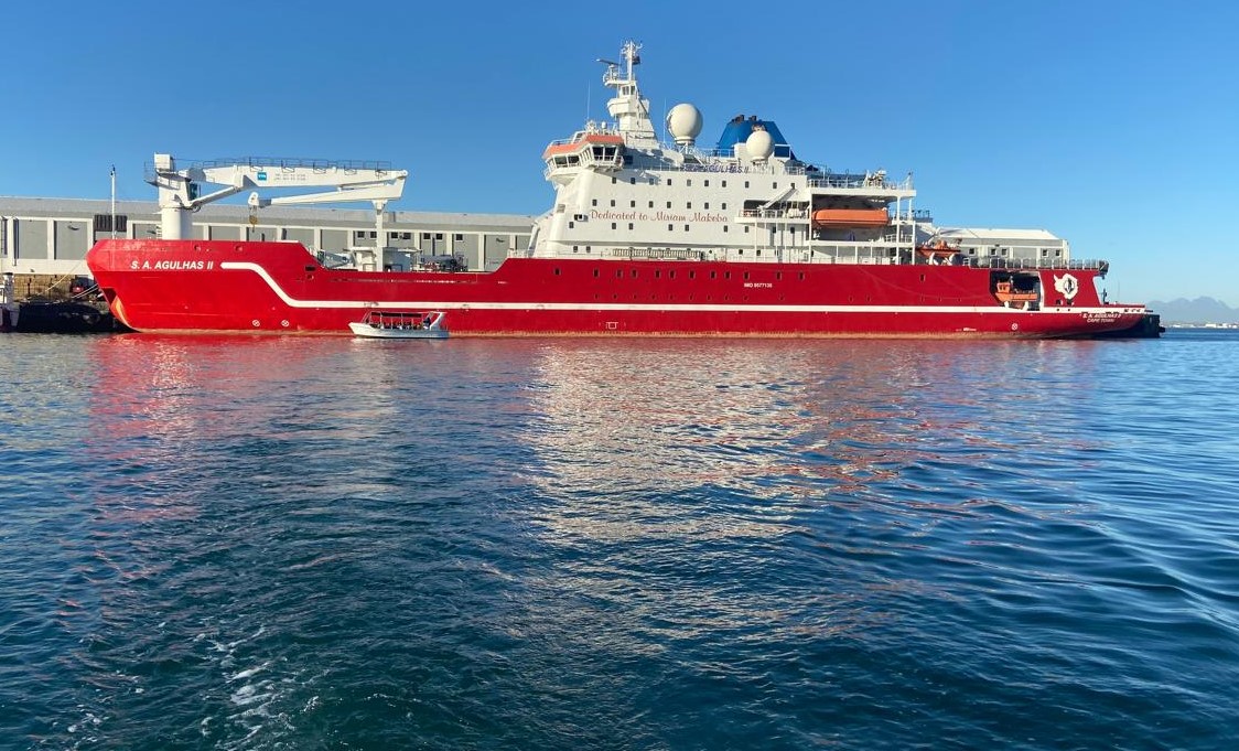 The SA Agulhas II docked at the V & A Waterfront in Cape Town. Photo: Cecilia Hume | Archive