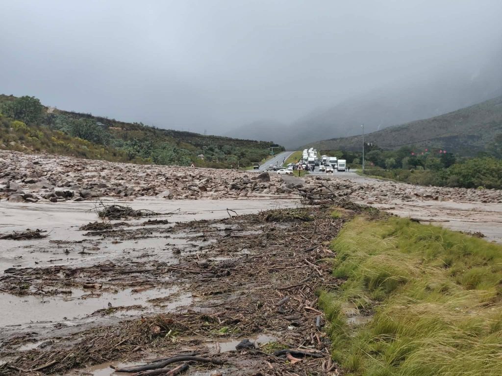 SA Trucker photo of mudslides