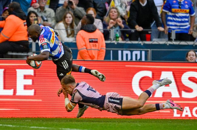 Seabelo Senatla in action for the Stormers. (Photo by Ashley Vlotman/Gallo Images)