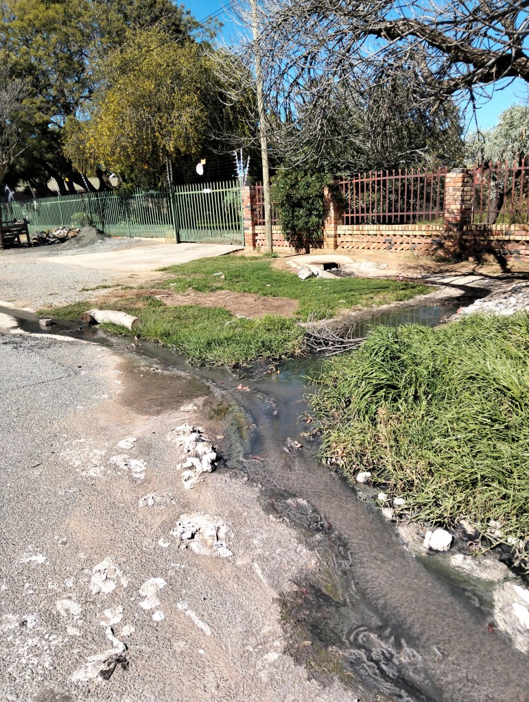 This is the second sewer line gushing raw sewage straight into Unicor Road. The two lines are some 500 metres apart.