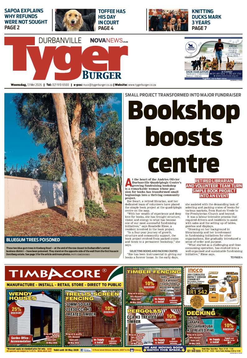 TygerBurger | Durbanville | E-edition | 13 May 2026