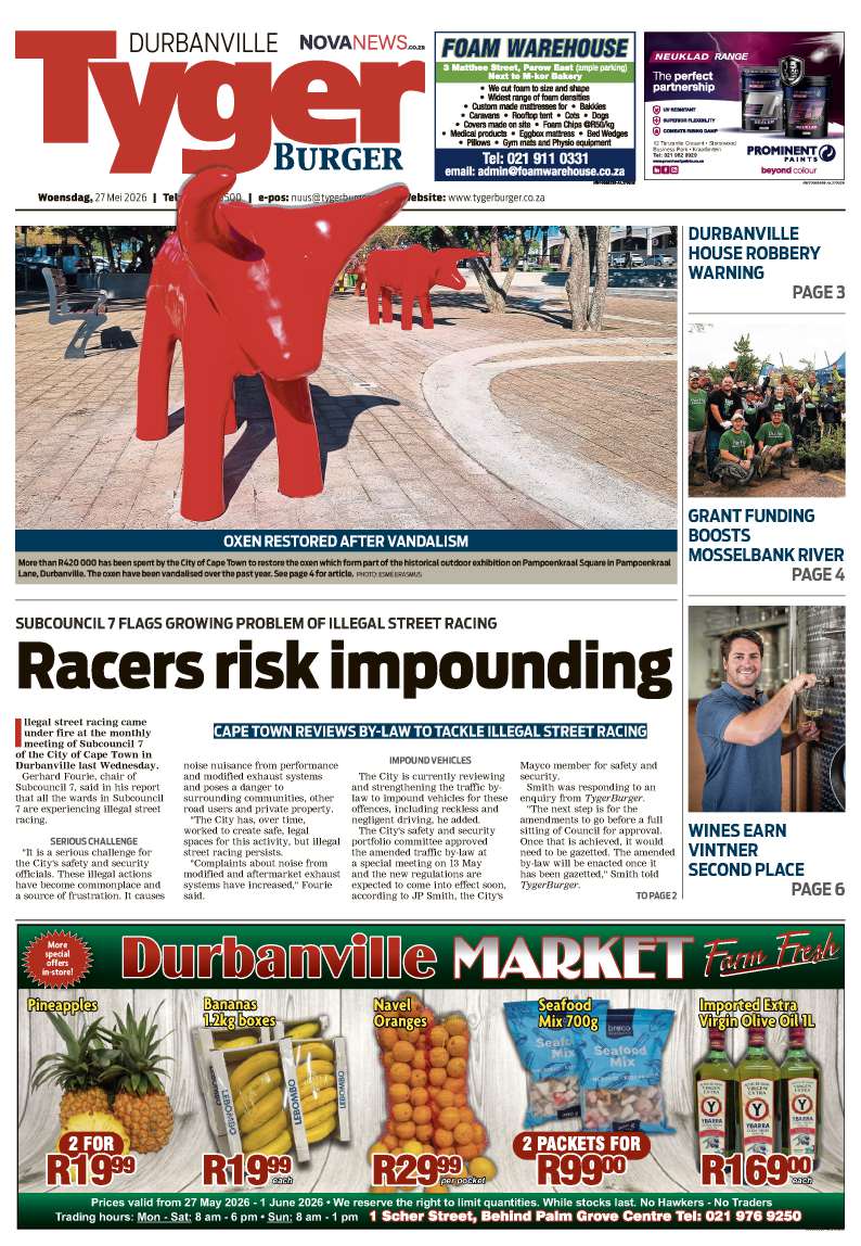 TygerBurger | Durbanville | E-edition | 27 May 2026