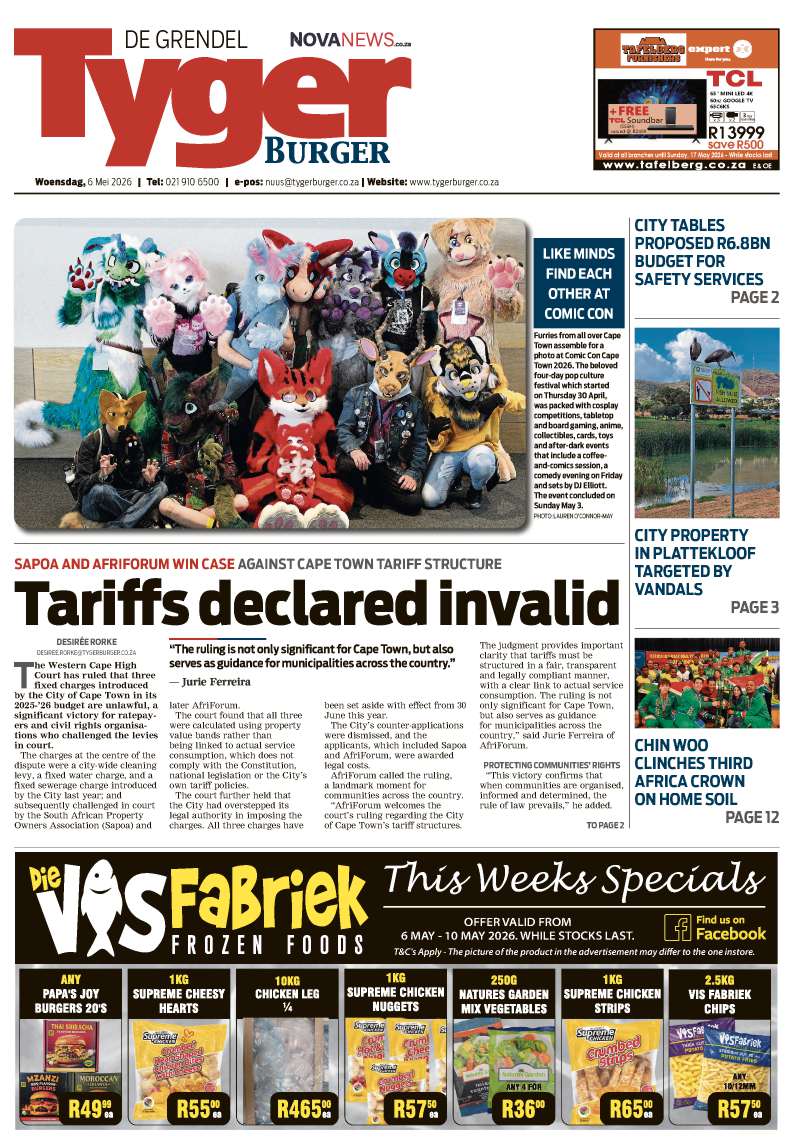 TygerBurger | De Grendel | E-edition | 6 May 2026