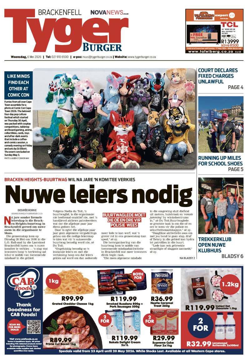TygerBurger | Brackenfell | E-edition | 6 May 2026