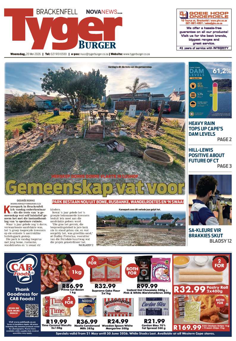 TygerBurger | Brackenfell | E-edition | 20 May 2026