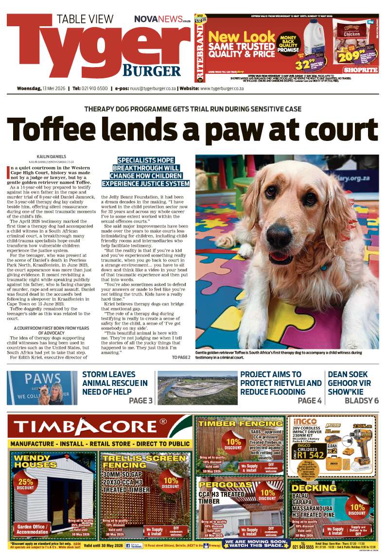 TygerBurger | Table View | E-edition | 13 May 2026