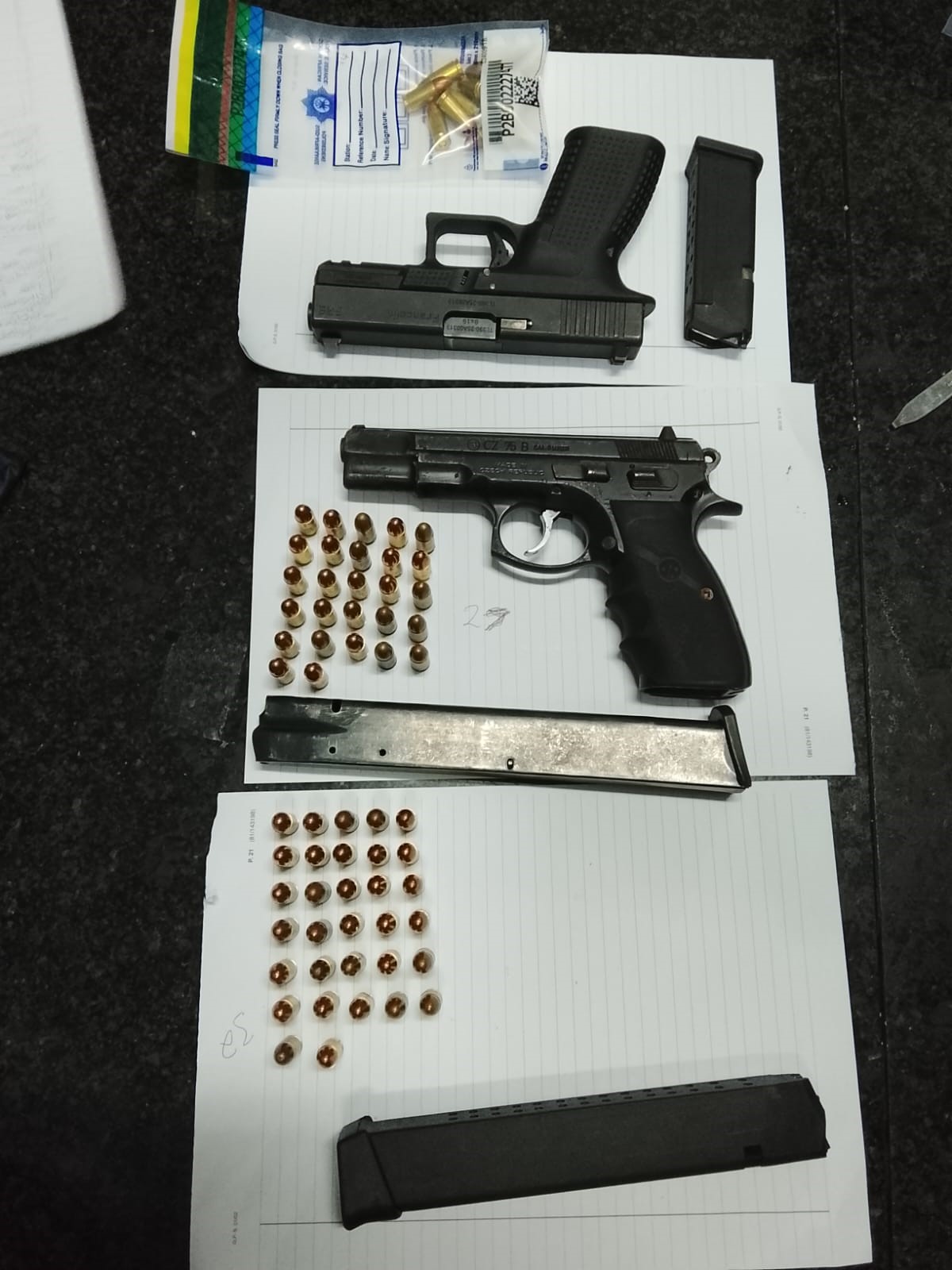 Three suspects were arrested following a shootout in the Vlei Informal Settlement in Atholone on Saturday.