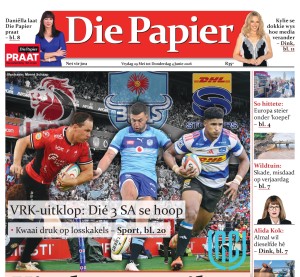 Die nuwe uitgawe van Die Papier is hier: Skoksyfers, rugbynuus en vele meer