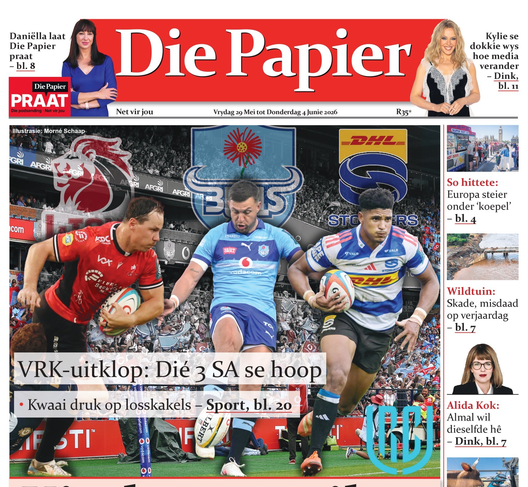 Die nuwe uitgawe van Die Papier is hier: Skoksyfers, rugbynuus en vele meer