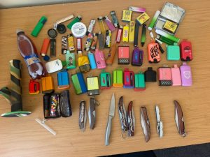Weapons, drug paraphernalia confiscated from learners at Gqeberha school