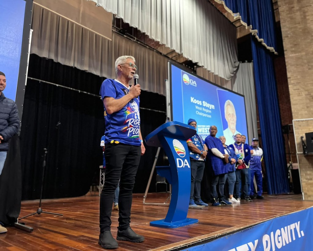 Koos Steyn op die DA se Wes-Kaapse streekskongres herverkies tot streeksvoorsitter