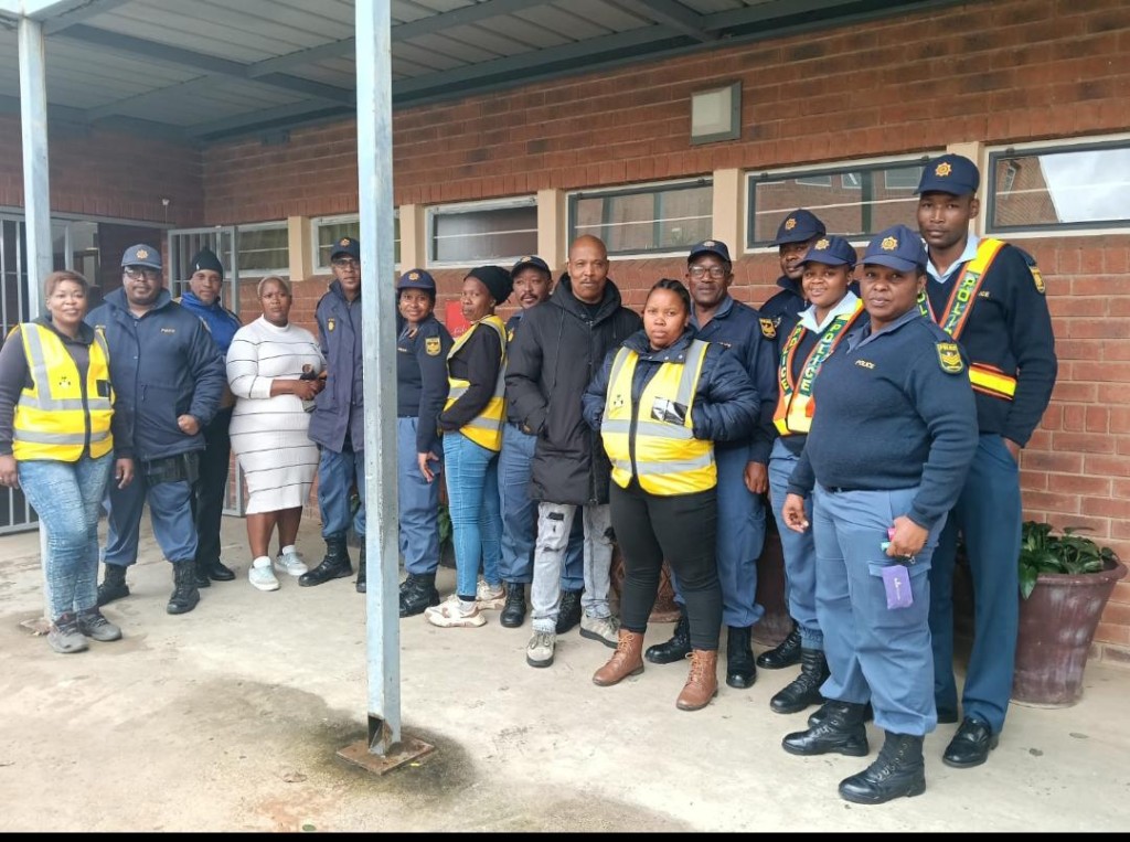 The team that searched the learners at Marematlou High School in Meloding