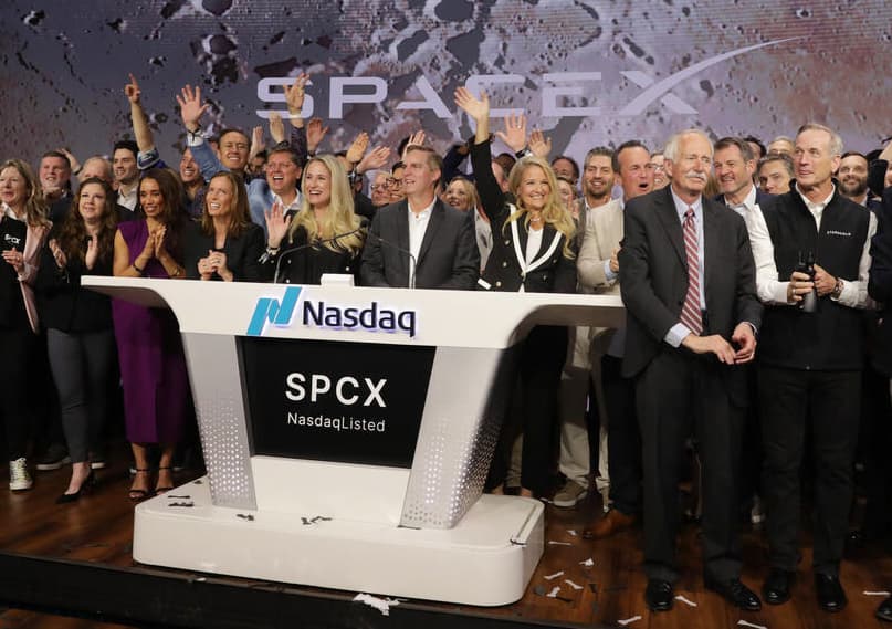 
SpaceX's public trading debut with a $2 trillion market capitalisation makes Elon Musk the world's first trillionaire. 