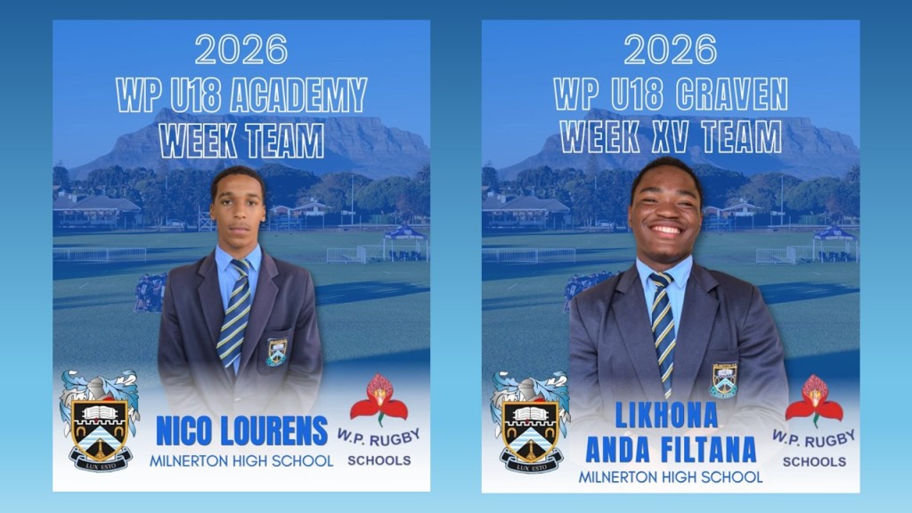 Milnerton High School selections for Craven- and Academy Week
