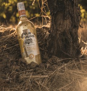 Flood-damaged wine bottles become symbols of hope
