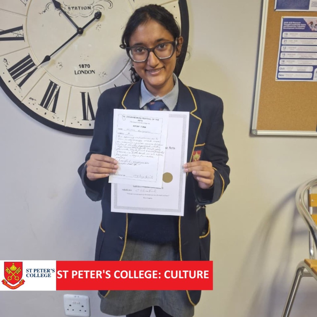 Johannesburg Festival of Arts - St Peter's College outstanding