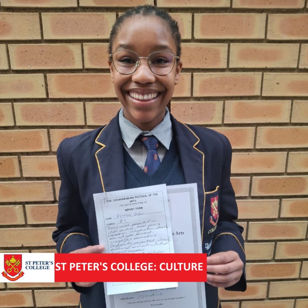 Johannesburg Festival of Arts - St Peter's College outstanding