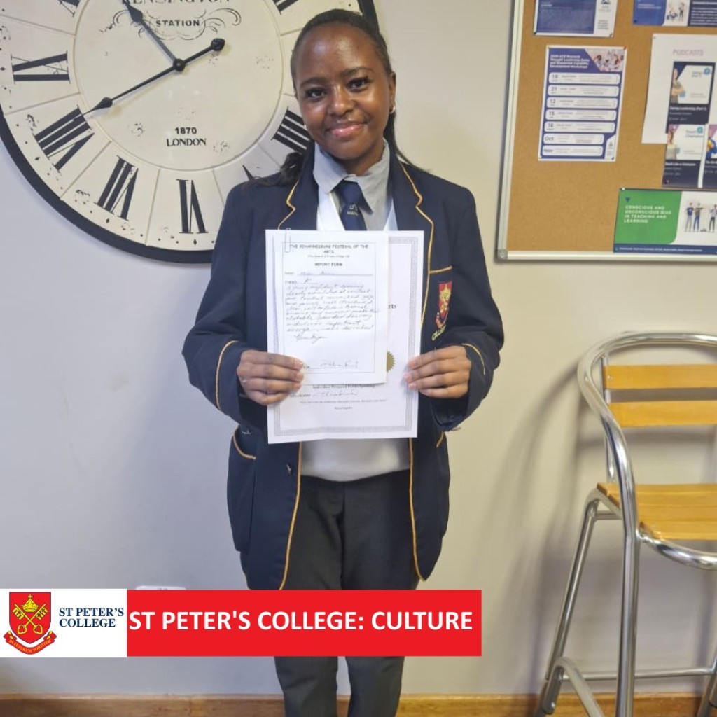Johannesburg Festival of Arts - St Peter's College outstanding