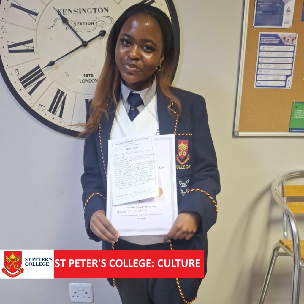 Johannesburg Festival of Arts - St Peter's College outstanding