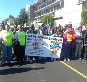Cape Town marchers bring illegal immigration demands to Parliament