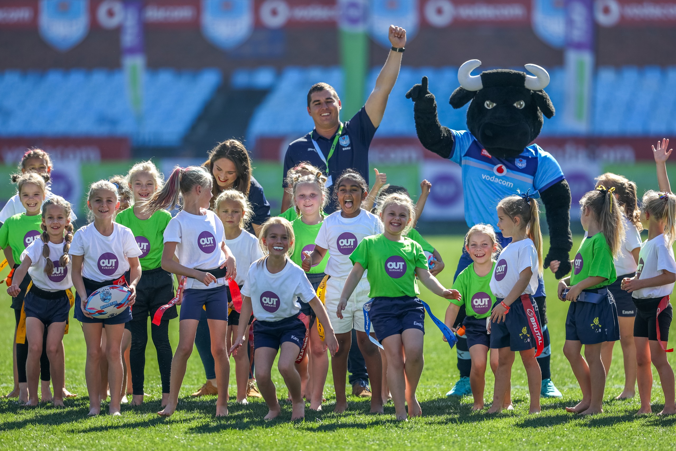 It was a special occasion as 30 girls ran on to the hallowed grass of Loftus in a first all girls Bulletjie rugby matches