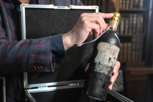 Historic 130-year-old French wine restored after decades hidden under Czech castle floor
