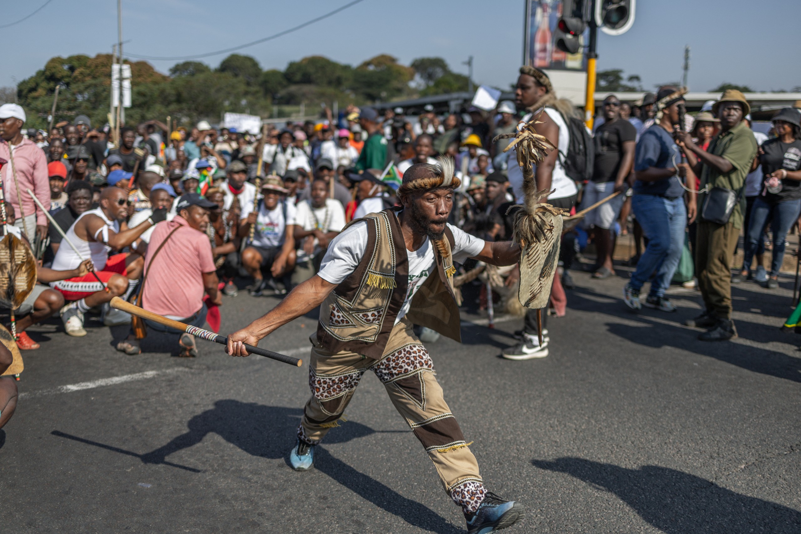 Anti-migrant protests.