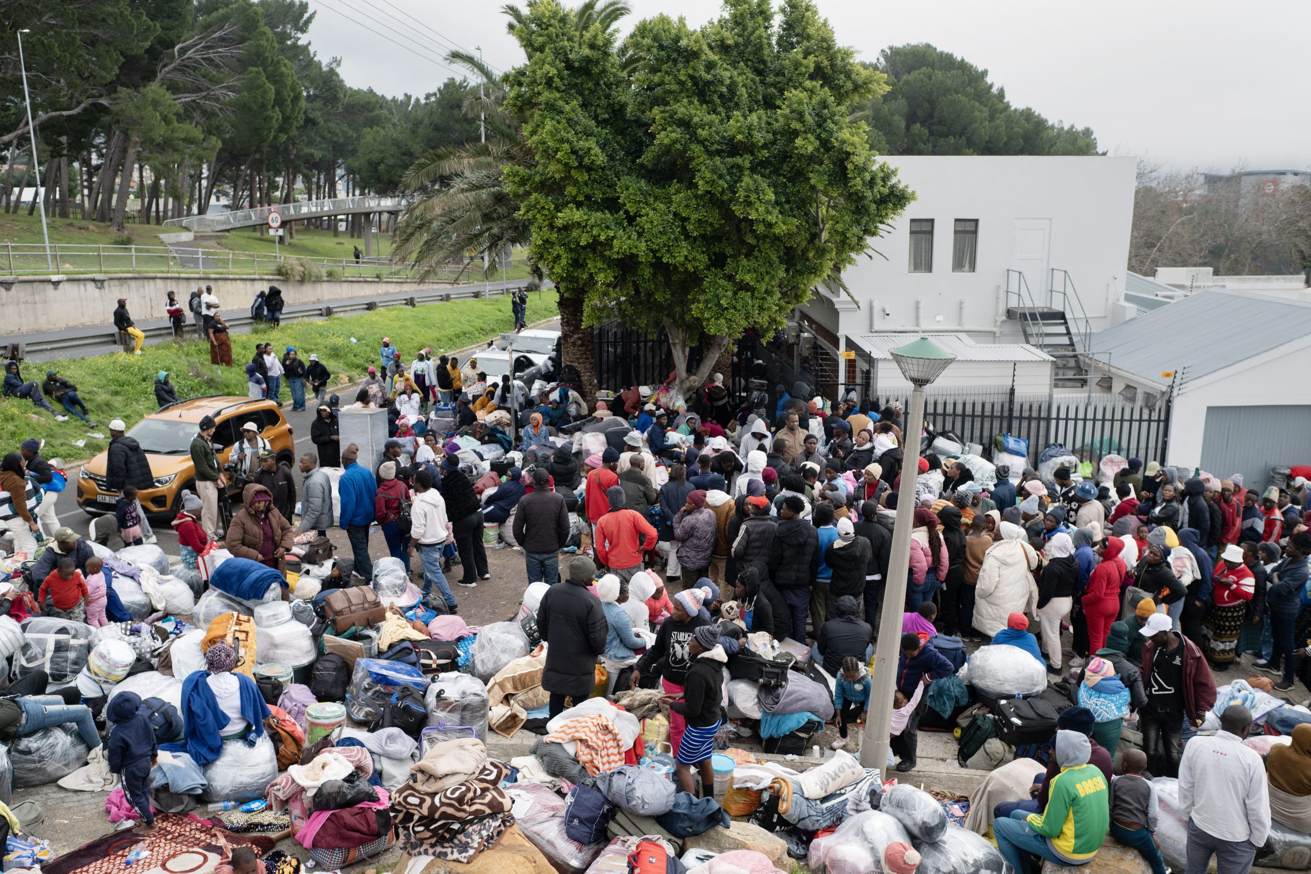Anti-migrant protests leaves thousands homeless.