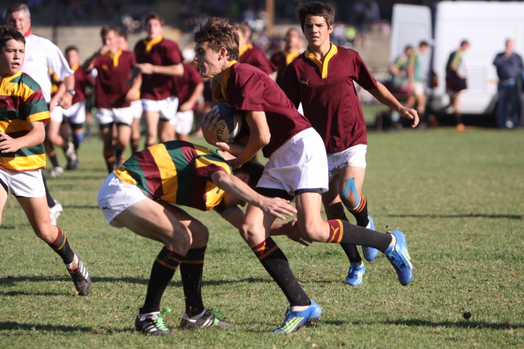 Ben Jason Dixon as a fresh faced grade learner ar Paul Roos.